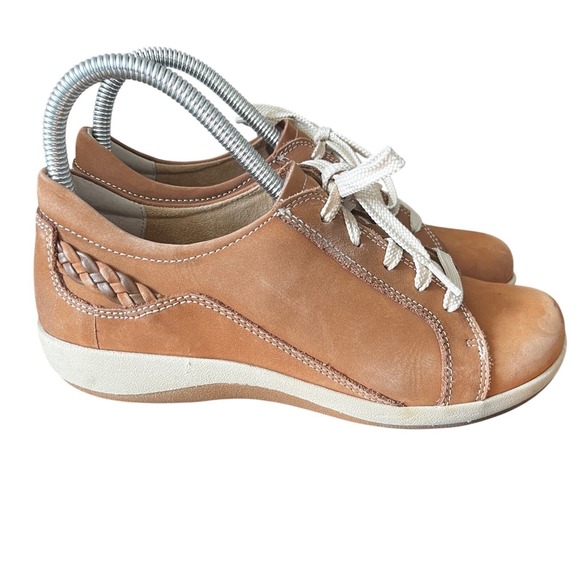 Aetrex Shoes - Aetrex Dana Leather Lace Up Comfort Walking Shoes Women US 7.5-8 EU 38 UK 5.5-6